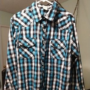 Black canyon outfitters button up long sleeve shir
